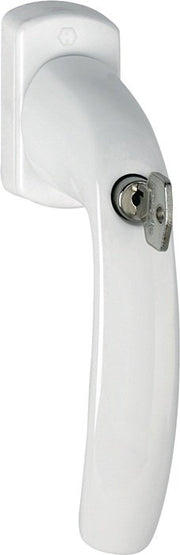 Fenstergriff NY 0810SVS/U10 Alu.F9016/verkehrsweiß 32mm abschl.HOPPE