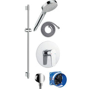 ColonsBasic Shower Mixer Package Concealed with Shower Bar 90cm and Hand Shower