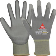 Feinstrickhandschuh Padua Grey Gr. 7 PU-Beschichtung HASE
