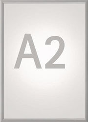 Klapprahmen Plakatmaß DIN A2 aluminium eloxiert MAUL