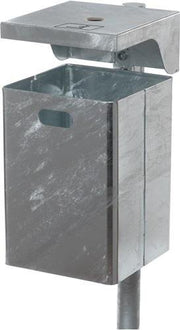 Abfallbehälter H685xB310xT360mm 50l verz.m.Ascher RENNER