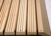 Holzlaufrost B1200xS35mm Buche natur m.Auffahrk.u.Abschr.Preis p.lfd.m MILTEX