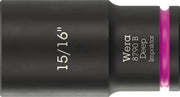 Steckschlüsseleinsatz 8790 B Impaktor Deep 3/8Zoll 15/16Zoll Länge 63 mm WERA