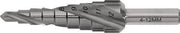 Stufenbohrer Bohrbereich 4-12mm HSS Spiralnut Zähne 2 Stufen 9 TECWERK