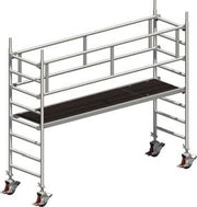 Fahrgerüst Uni Stand.P2 Arbeits-B750xL2850mm Alu.Gerüsthöhe 2430mm 2 kN/m²