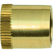 ERMETO reinforcing sleeve, brass, (support sleeve) 10x1 mm, # 08094