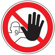 Verbotszeichen ASR A1.3/DIN EN ISO 7010 Zutritt für Unbefugte verboten Folie