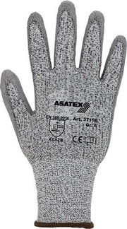 Schnittschutzhandschuhe Gr.9 grau/grau EN 388 PSA II HDPE m.PU 10 PA ASATEX