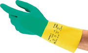 Chemiehandschuh AlphaTec® 87-900 Gr.9,5-10 grün/gelb EN 388,EN 374,EN 421