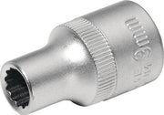 Steckschlüsseleinsatz 1/2 Zoll 12-kant SW 11mm L.40mm TECWERK