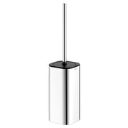 ACTIS Toilet brush set with removable container, brush chrome-plated/black