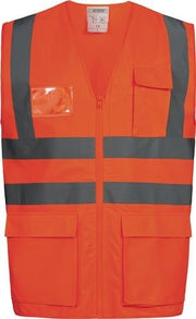 Warnweste EWALD Gr.XXL orange EN ISO 20471 Kl.EN ISO 13688 SAFESTYLE