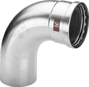 VIEGA Bogen 90 Grad TEMPONOX XL 1716.1XL 88,9mm Stahl nichtrostend
