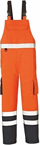 Warnschutzlatzhose Chicago Gr.XL leuchtorange/navy 4PROTECT