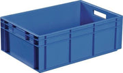 Transportbehälter L400xB300xH220mm blau PP Durchfassgr.Seitenw.geschl.TECWERK