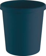Papierkorb 18l H331xØ315mm mit Griffrand Kunststoff blau HELIT