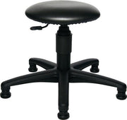 Drehhocker m.Bodengleitern Kunstlederpolster schwarz Sitz-H.390-520mm TOPSTAR