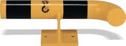 Anfahrschutz H140xL500mm schwarz/gelb Stahl z.Schutz 90° Außenecke rechts DANCOP