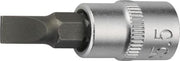 Steckschlüsseleinsatz 1/4 Zoll Schlitz 5,5mm L.32mm TECWERK