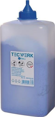 Chalk Line Chalk 1000g Blue Plastic Bottle TECWERK