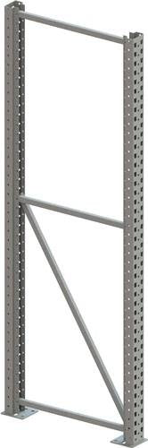 Ständerrahmen SR 100/20 H3800xB100xT800mm silber verz.META