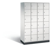 Schließfachschrank Intro 24 Fächer H1950B1220T490 mm Lichtgrau C+P