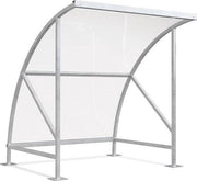 Fahrradüberdachung Grundeinheit B2090xH2200xT2100mm Bogendach PC transp.WSM