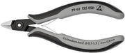 Präzisions-Elektronik-Seitenschneider L.125mm Form 6 Facette nein pol.ESD KNIPEX