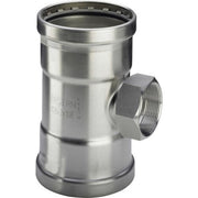 VIEGA T-Stück SANPRESS Inox XL 2317.2XL 76,1mm x 3/4 IG x 76,1mm Edelstahl
