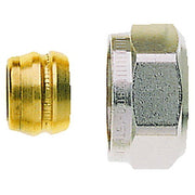 HE Klemmverschraubung vern. für Cu u. Stahlr. 12mm u. G 3/4AG