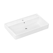 HG Waschtisch Xanuia Q 800x480mm m.Hahnloch u.Überlauf weiß