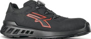 Sicherheitshalbschuh Caesar Gr.42 schwarz/rot S3 CI SRC ESD EN20345 Mikrofaser
