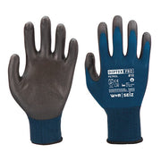 Feinstrickhandschuh PETROL PU-Soft-Beschichtung Gr. 7 SEIZ