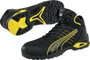 Sicherheitsstiefel Amsterdam Mid Gr. 47 schwarz/gelb Leder S3 SRC EN20345