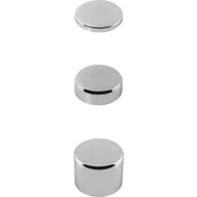 Blindrosetten, D: 61, H: 25, STEDO # 400466 Messing verchromt