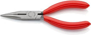 Flachrundzange L.140mm flach/rund ger.pol.Ku.-Überzug KNIPEX
