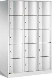 Fächerschrank Stahlbl.lichtgrau/lichtgrau H1950xB1150xT640mm 3x5 Abt.