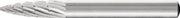 Frässtift SPK D.6mm Kopf-L.18mm Schaft-D.6mm HSS Verz.3 PFERD