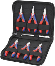 Elektronikzangensatz 7-tlg.6 Zangen,1 Präzisionspinzette KNIPEX