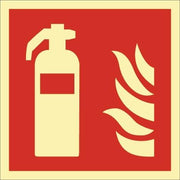 Brandschutzzeichen DIN EN ISO 7010 L148xB148mm Feuerlöscher Ku.