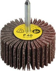 Fächerschleifer KM 613 Ø40xH20mm K.80 Korund Schaft-D.6mm KLINGSPOR