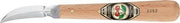 Carving knife with double-edged curved blade KIRSCHEN