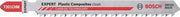 Stichsägeblatt Plastic Composites T301CHM Gesamt-L.117mm Zahnt.3,3mm 3 St./Karte