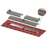TECE EVO DUSCHRINNE 1200MM GERADE WAND fliesenaufl SSy-Dichtband
