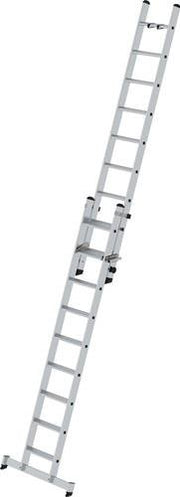 Schiebeleiter Alu.Stufen 2x9 Arbeits-H.b.ca.5450mm geriffelte Stufen 17,9kg MUNK