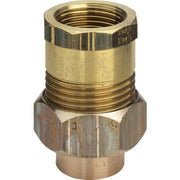 VIEGA Rohrverschraubung 94340G konischdichtend 22mm x 3/4 IG Rotguss