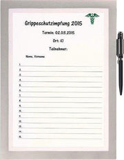 Magnetrahmen DIN A4 silber selbstklebend,Front offen 1St./Btl.DURABLE