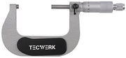 Outside Micrometer DIN 863/1 50-75mm Spindle Ø 6.5mm TECWERK