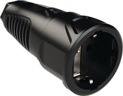 Schutzkontaktkupplung 10-/16 A 250 V schwarz IP20 VG