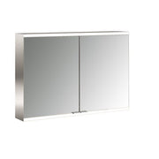 EC Lichtspiegelschrank prime 2 06345 Aufputz, 2trg. 1000 mm alu.